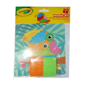 Crayola Mosaic Kit Makes 1 Parrot Mosaic RRP 1 CLEARANCE XL 99p